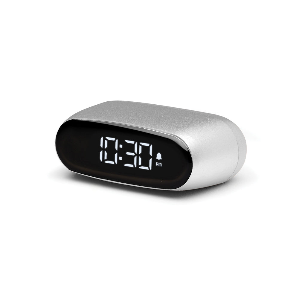 Lexon Minut Mini Alarm Clock - Alu Polish V398-LD-LR154AP