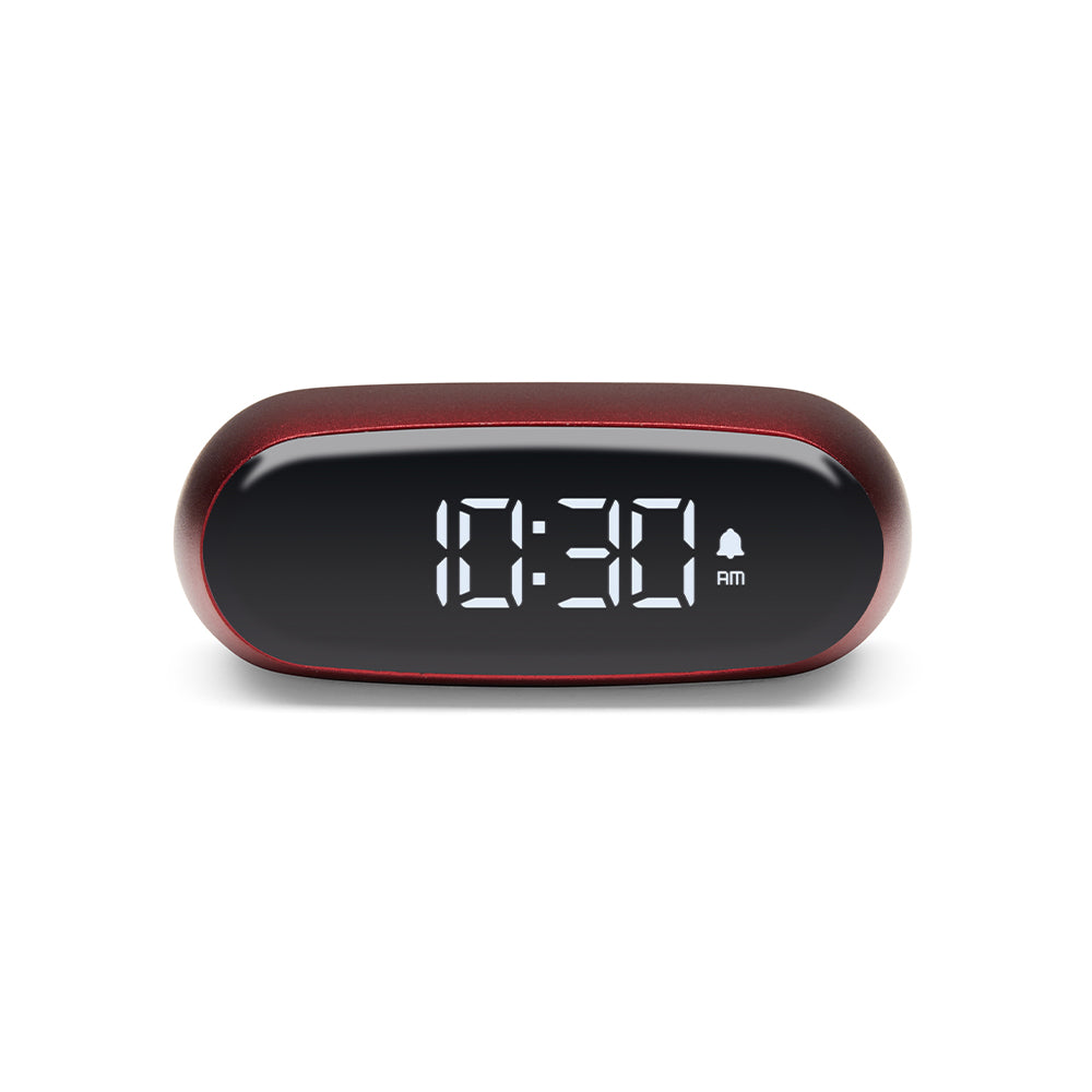 Lexon Minut Mini Alarm Clock - Red V398-LD-LR154DR