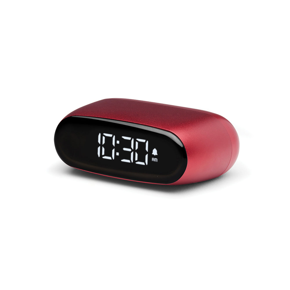 Lexon Minut Mini Alarm Clock - Red V398-LD-LR154DR