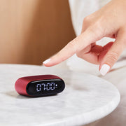 Lexon Minut Mini Alarm Clock - Red V398-LD-LR154DR