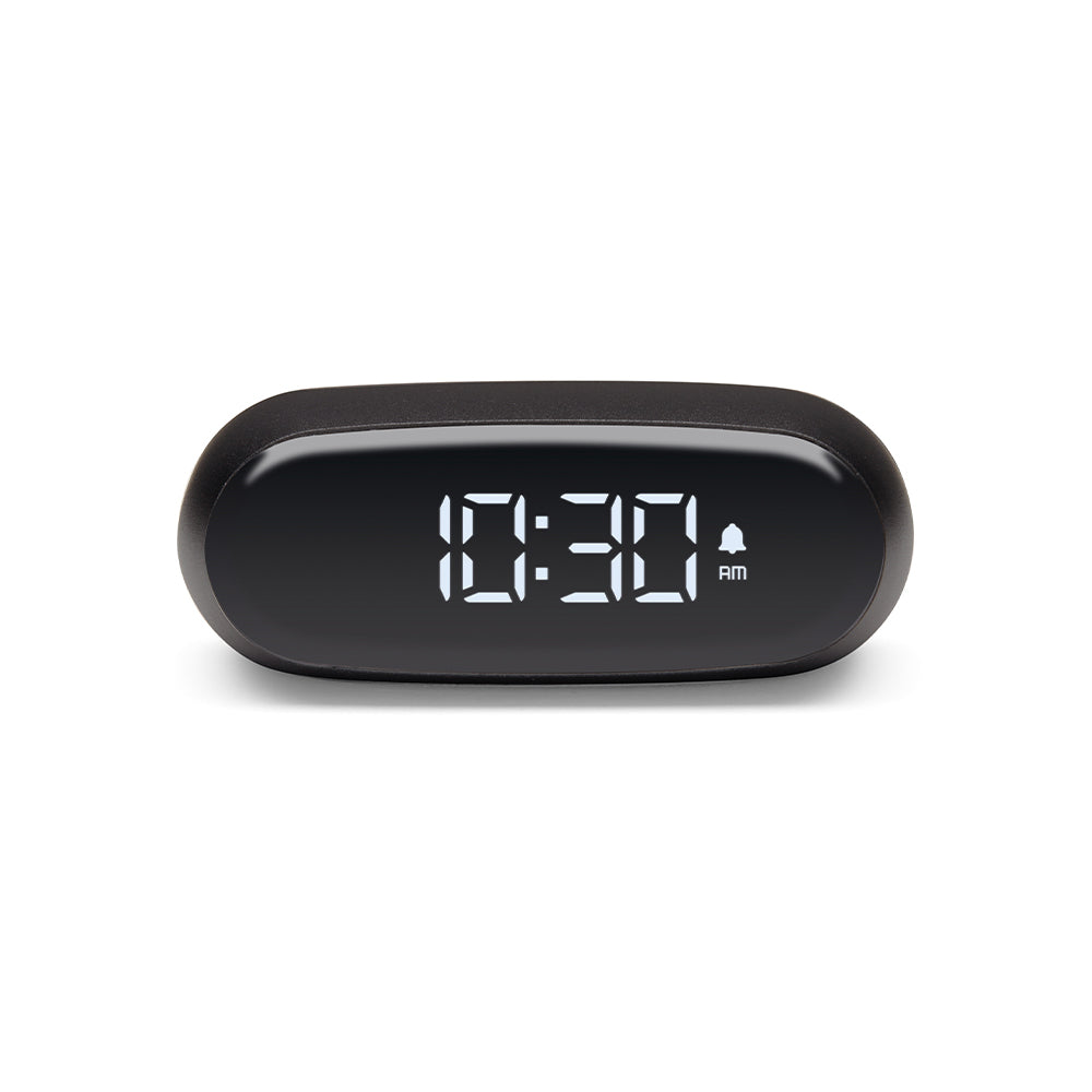 Lexon Minut Mini Alarm Clock - Black V398-LD-LR154N