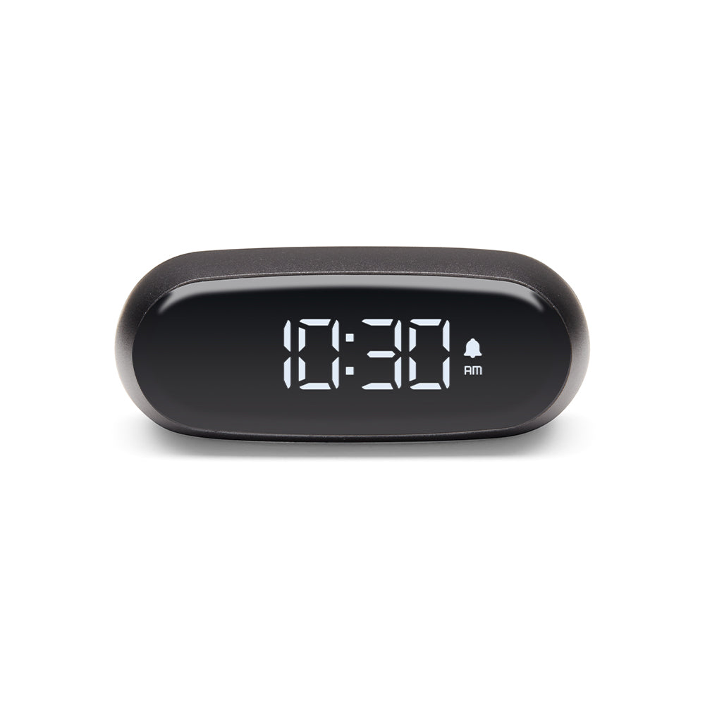 Lexon Minut Mini Alarm Clock - Gunmetal V398-LD-LR154X