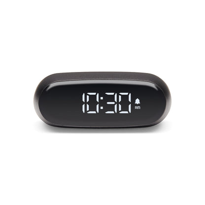 Lexon Minut Mini Alarm Clock - Gunmetal V398-LD-LR154X