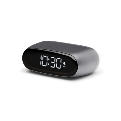 Lexon Minut Mini Alarm Clock - Gunmetal V398-LD-LR154X