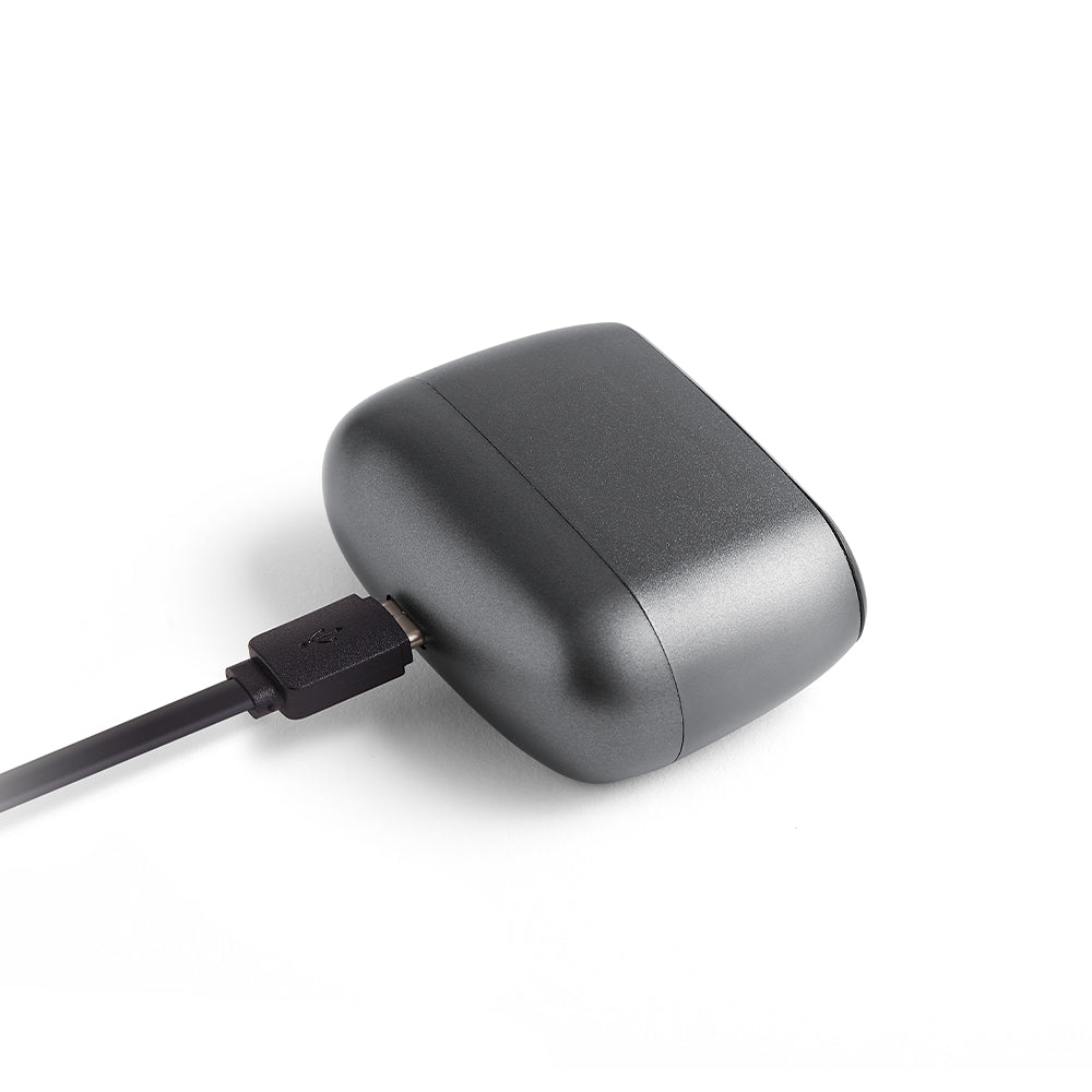 Lexon Minut Mini Alarm Clock - Gunmetal V398-LD-LR154X