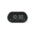 Lexon Ray Clock Lcd Alarm Clock With Temperature / Humidity Display - Black V398-LD-LR155MN3