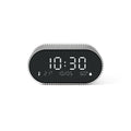 Lexon Ray Clock Lcd Alarm Clock With Temperature / Humidity Display - Alu Polish V398-LD-LR155RA3