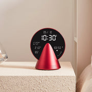 Lexon Conic Radio Alarm Clock With Fm & Built-In Bluetooth Speaker - Red V398-LD-LR156CR3