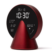 Lexon Conic Radio Alarm Clock With Fm & Built-In Bluetooth Speaker - Red V398-LD-LR156CR3