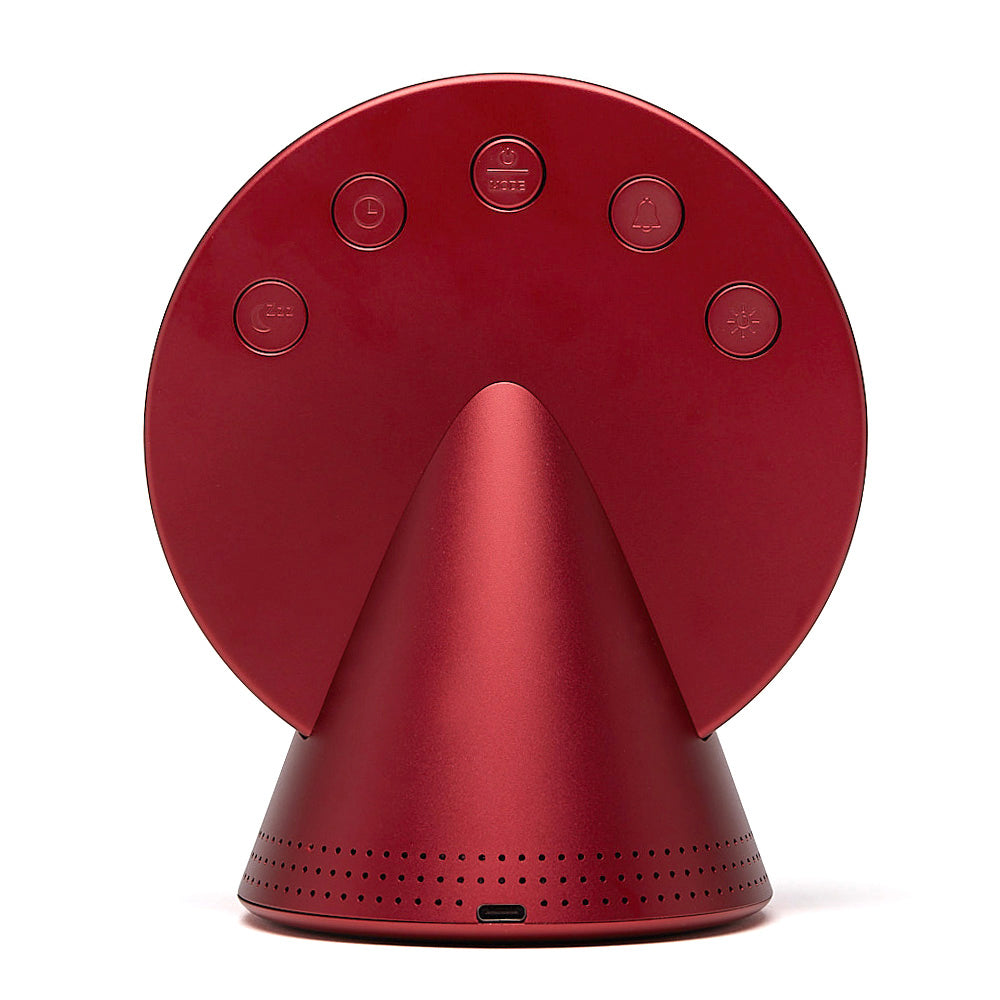 Lexon Conic Radio Alarm Clock With Fm & Built-In Bluetooth Speaker - Red V398-LD-LR156CR3