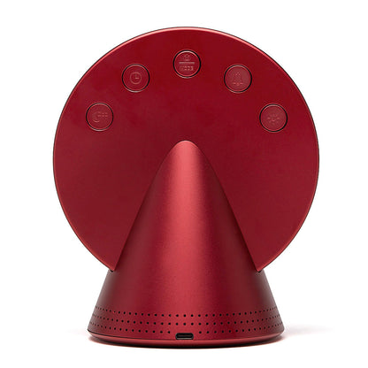 Lexon Conic Radio Alarm Clock With Fm & Built-In Bluetooth Speaker - Red V398-LD-LR156CR3