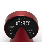 Lexon Conic Radio Alarm Clock With Fm & Built-In Bluetooth Speaker - Red V398-LD-LR156CR3
