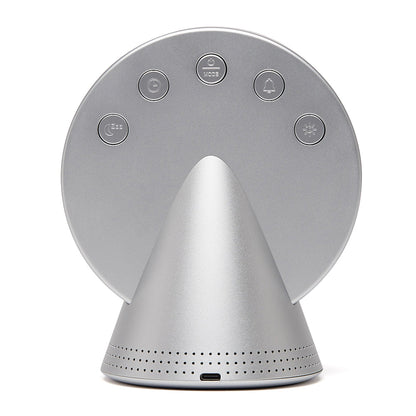 Lexon Conic Radio Alarm Clock With Fm & Built-In Bluetooth Speaker - Alu Polish V398-LD-LR156GA3