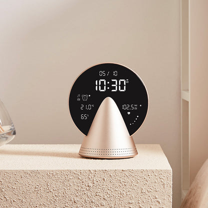Lexon Conic Radio Alarm Clock With Fm & Built-In Bluetooth Speaker - Gold V398-LD-LR156GH3