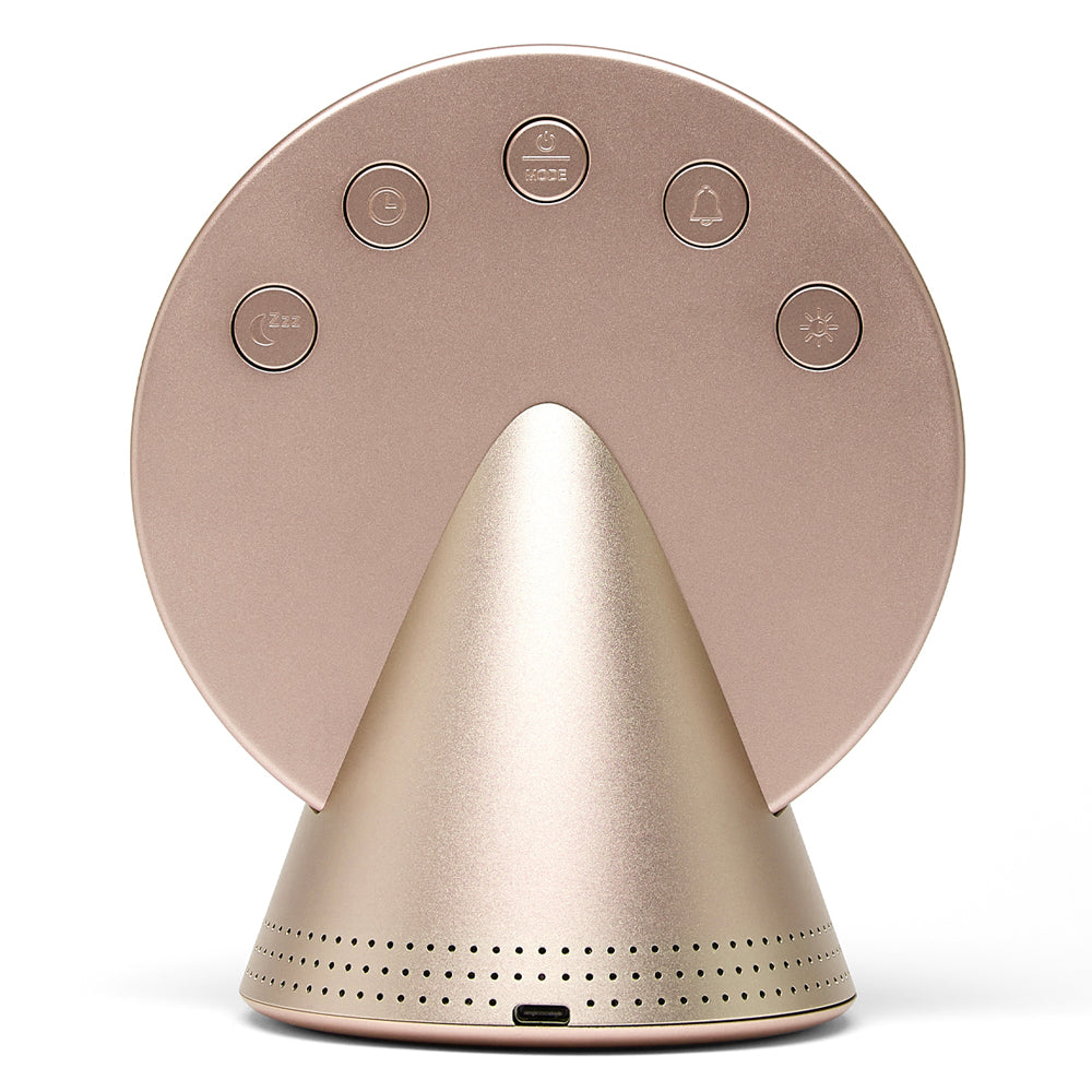 Lexon Conic Radio Alarm Clock With Fm & Built-In Bluetooth Speaker - Gold V398-LD-LR156GH3