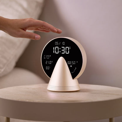 Lexon Conic Radio Alarm Clock With Fm & Built-In Bluetooth Speaker - Gold V398-LD-LR156GH3