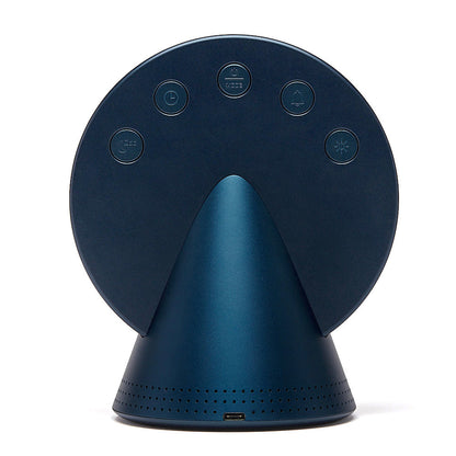 Lexon Conic Radio Alarm Clock With Fm & Built-In Bluetooth Speaker - Blue V398-LD-LR156L3