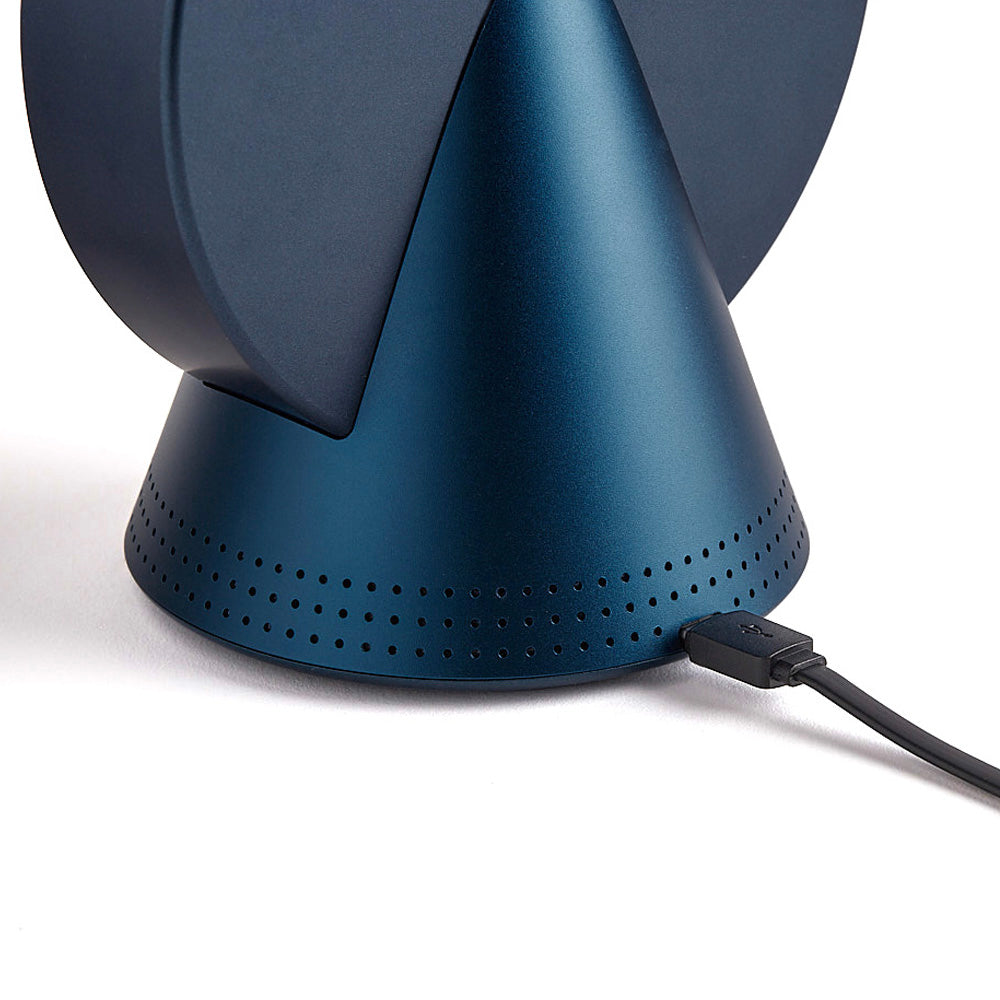 Lexon Conic Radio Alarm Clock With Fm & Built-In Bluetooth Speaker - Blue V398-LD-LR156L3