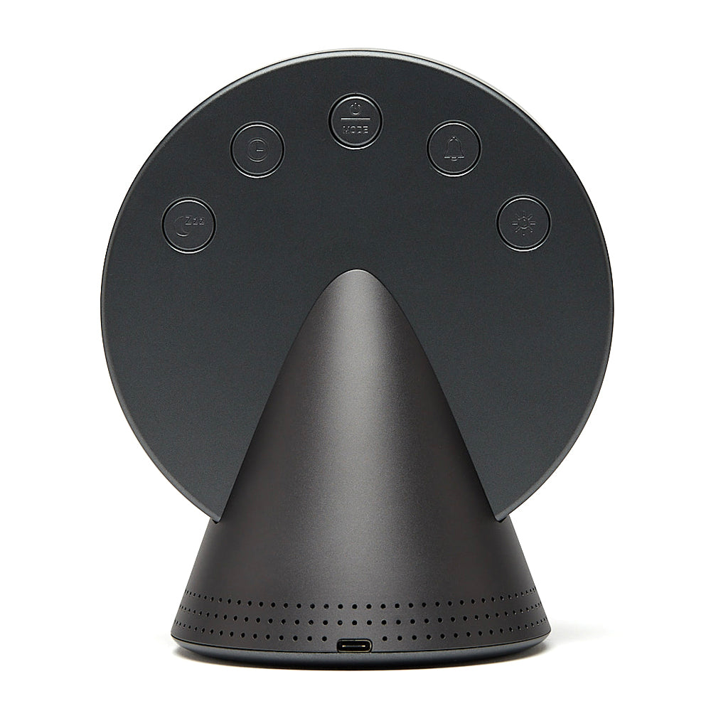 Lexon Conic Radio Alarm Clock With Fm & Built-In Bluetooth Speaker - Grey V398-LD-LR156PG3