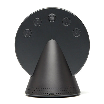 Lexon Conic Radio Alarm Clock With Fm & Built-In Bluetooth Speaker - Grey V398-LD-LR156PG3