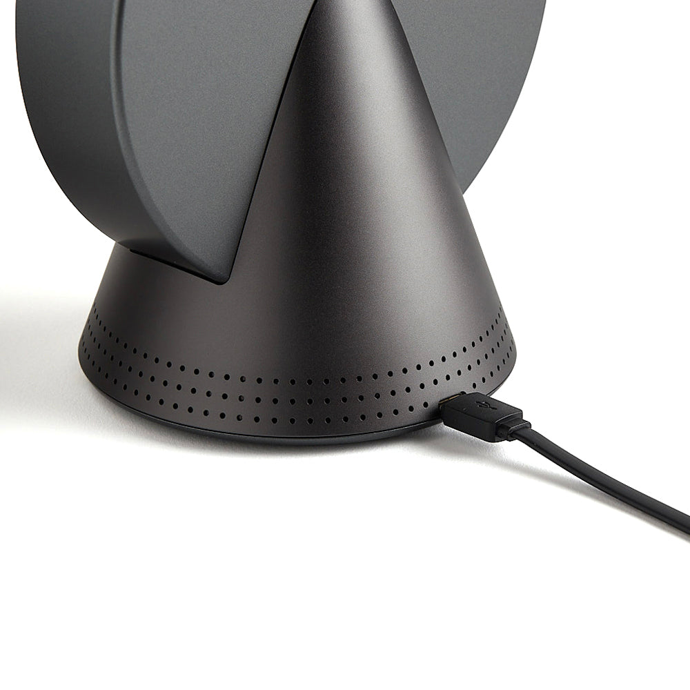 Lexon Conic Radio Alarm Clock With Fm & Built-In Bluetooth Speaker - Grey V398-LD-LR156PG3