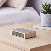 Lexon Flip Classic Reversible Alarm Clock - Gold V398-LD-LR157D1