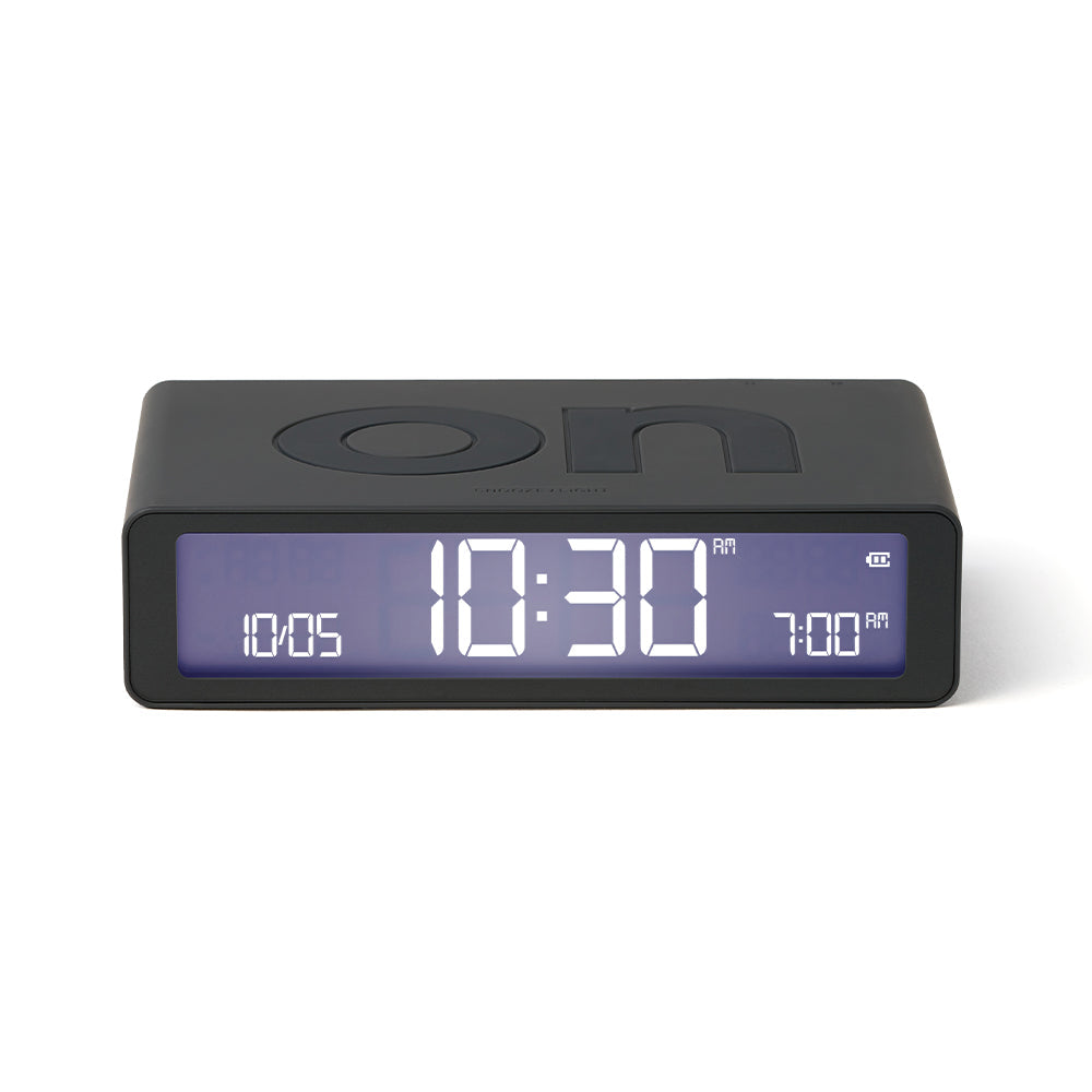 Lexon Flip Classic Reversible Alarm Clock - Grey V398-LD-LR157G3