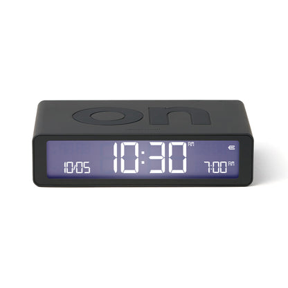 Lexon Flip Classic Reversible Alarm Clock - Grey V398-LD-LR157G3