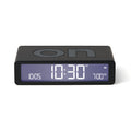 Lexon Flip Classic Reversible Alarm Clock - Black V398-LD-LR157N0