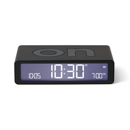 Lexon Flip Classic Reversible Alarm Clock - Black V398-LD-LR157N0