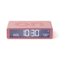 Lexon Flip Classic Reversible Alarm Clock - Pink V398-LD-LR157P4