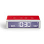 Lexon Flip Classic Reversible Alarm Clock PANTONE - 2035 Red V398-LD-LR157PT-R