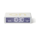 Lexon Flip Classic Reversible Alarm Clock - White V398-LD-LR157W9