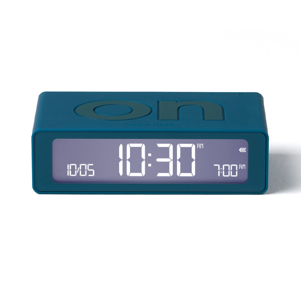 Lexon Flip Mini Reversible Alarm Clock - Blue V398-LD-LR158BF9