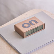 Lexon Flip Mini Reversible Alarm Clock - Gold V398-LD-LR158D1
