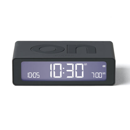 Lexon Flip Mini Reversible Alarm Clock - Grey V398-LD-LR158G3