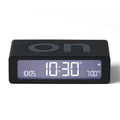 Lexon Flip Mini Reversible Alarm Clock - Black V398-LD-LR158N0