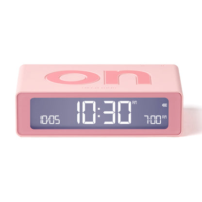 Lexon Flip Mini Reversible Alarm Clock - Pink V398-LD-LR158P4