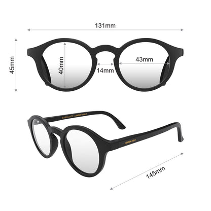 London Mole Graduate Blue Blocker Glasses Matte Black V398-LM-GRA-MK-0