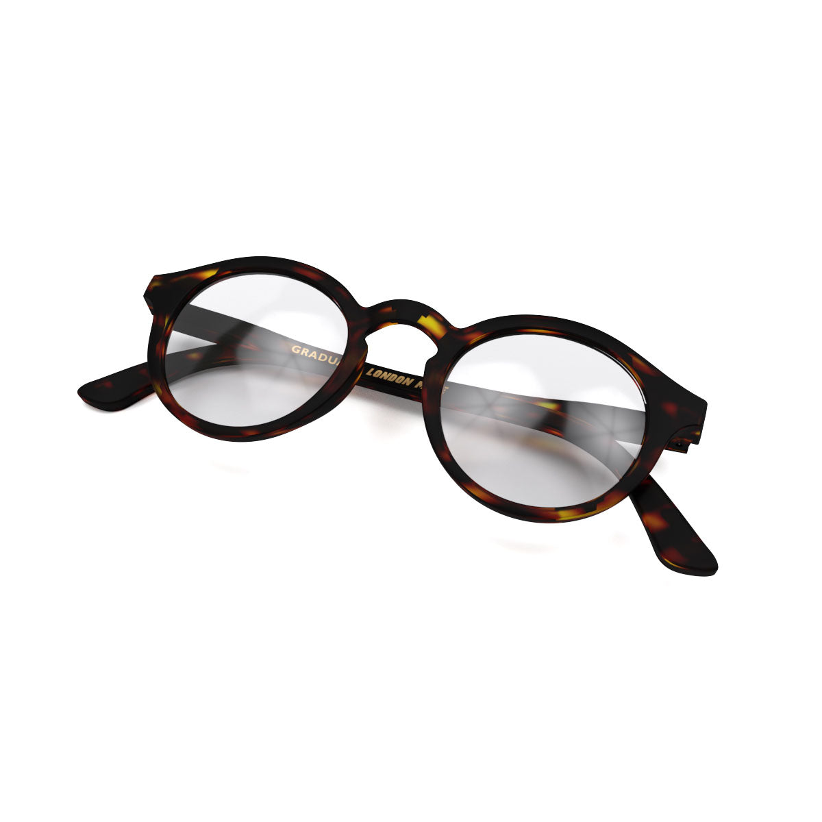 London Mole Graduate Blue Blocker Glasses Matte Tortoise Shell V398-LM-GRA-MTS-0