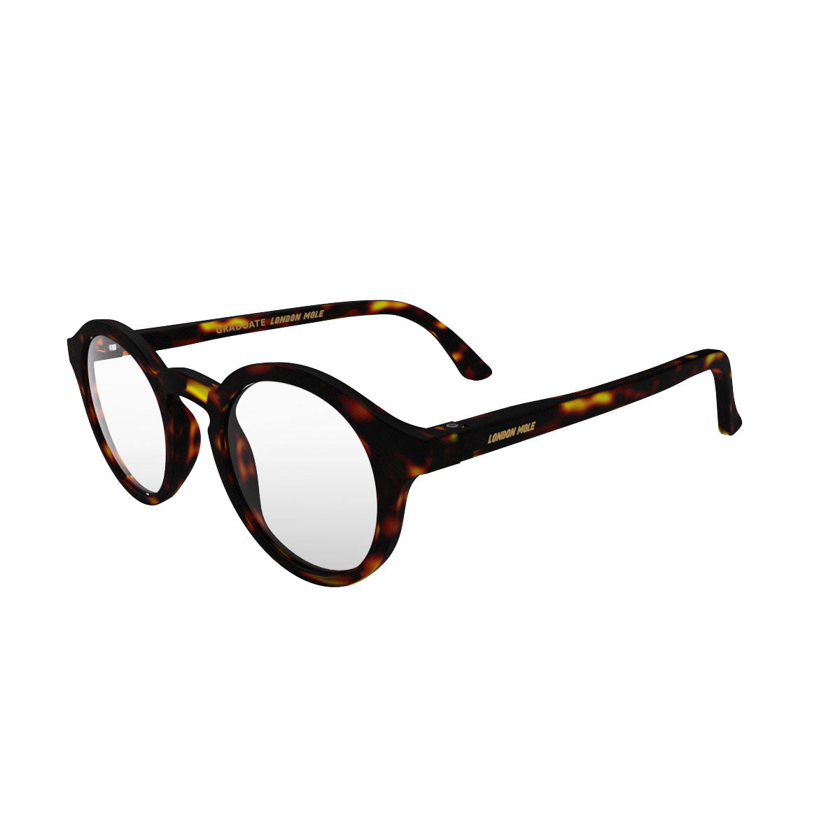London Mole Graduate Blue Blocker Glasses Matte Tortoise Shell V398-LM-GRA-MTS-0