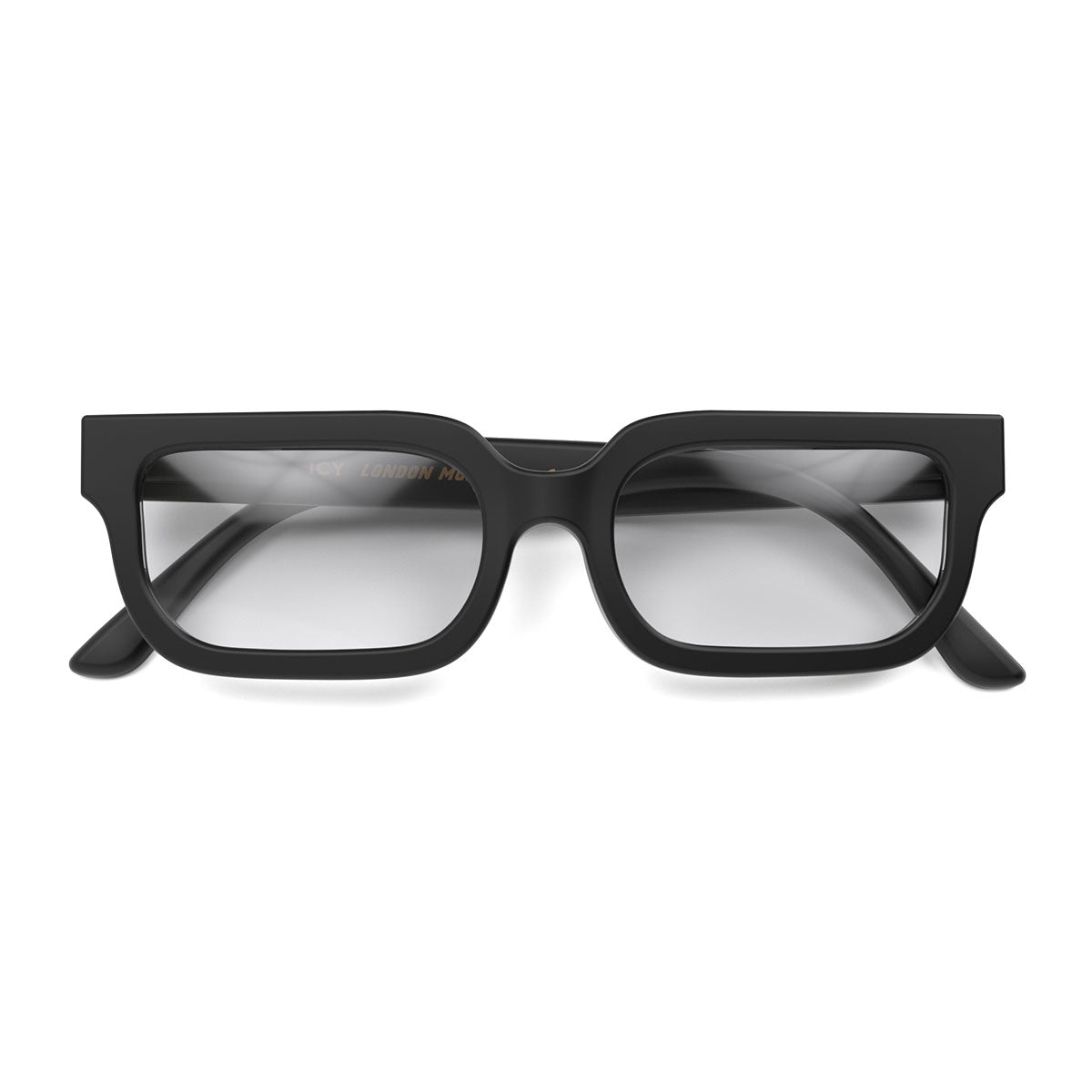 London Mole Icy Blue Blocker Glasses Matte Black V398-LM-ICY-K-0