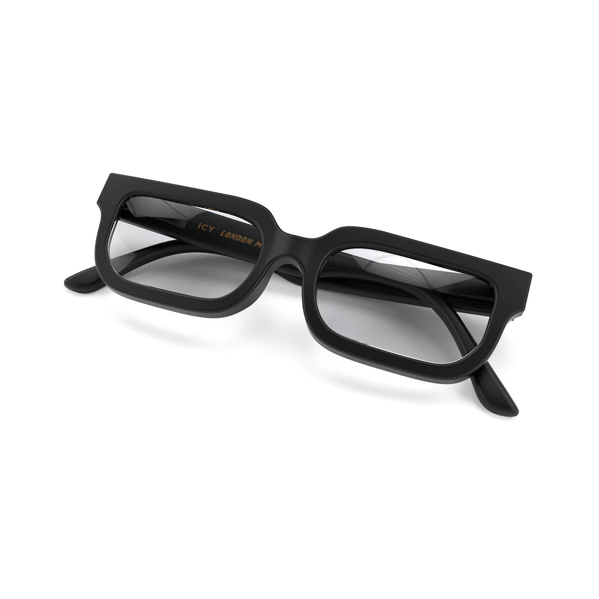 London Mole Icy Blue Blocker Glasses Matte Black V398-LM-ICY-K-0