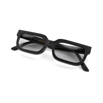 London Mole Icy Blue Blocker Glasses Matte Black V398-LM-ICY-K-0