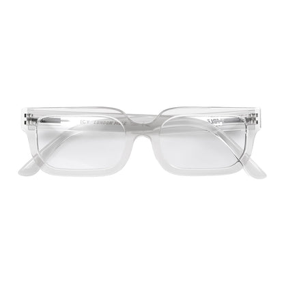 London Mole Icy Blue Blocker Glasses Transparent V398-LM-ICY-T-0
