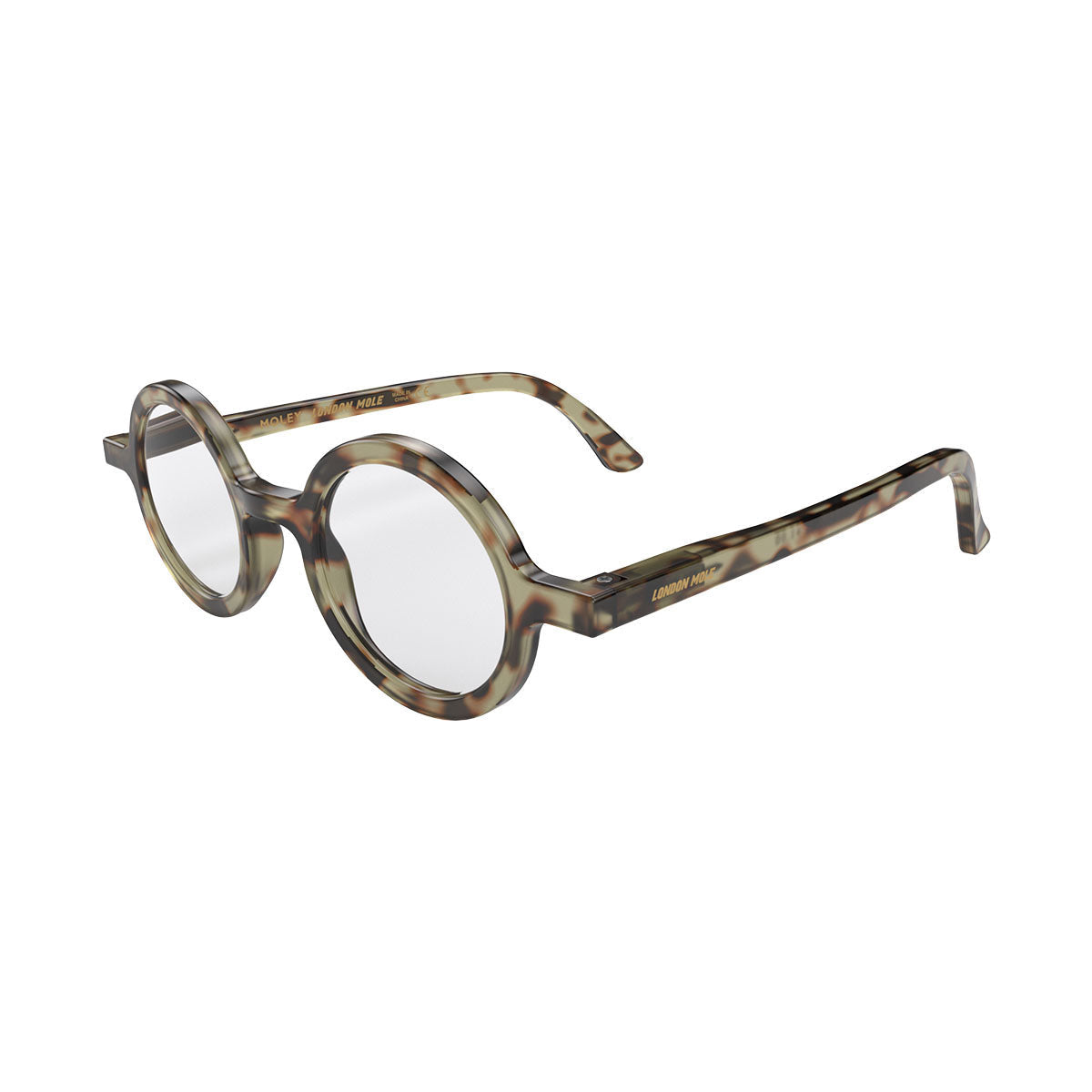 London Mole Moley Blue Blocker Glasses Gloss Grey Tortoise Shell V398-LM-MOL-GTS-0