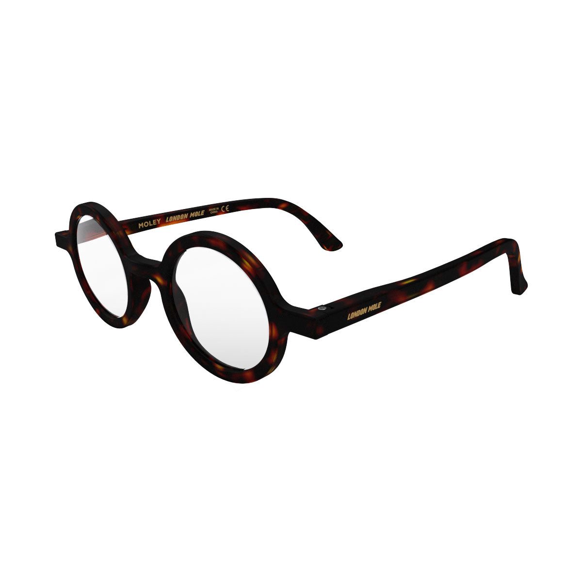 London Mole Moley Blue Blocker Glasses Matte Tortoise Shell V398-LM-MOL-MTS-0