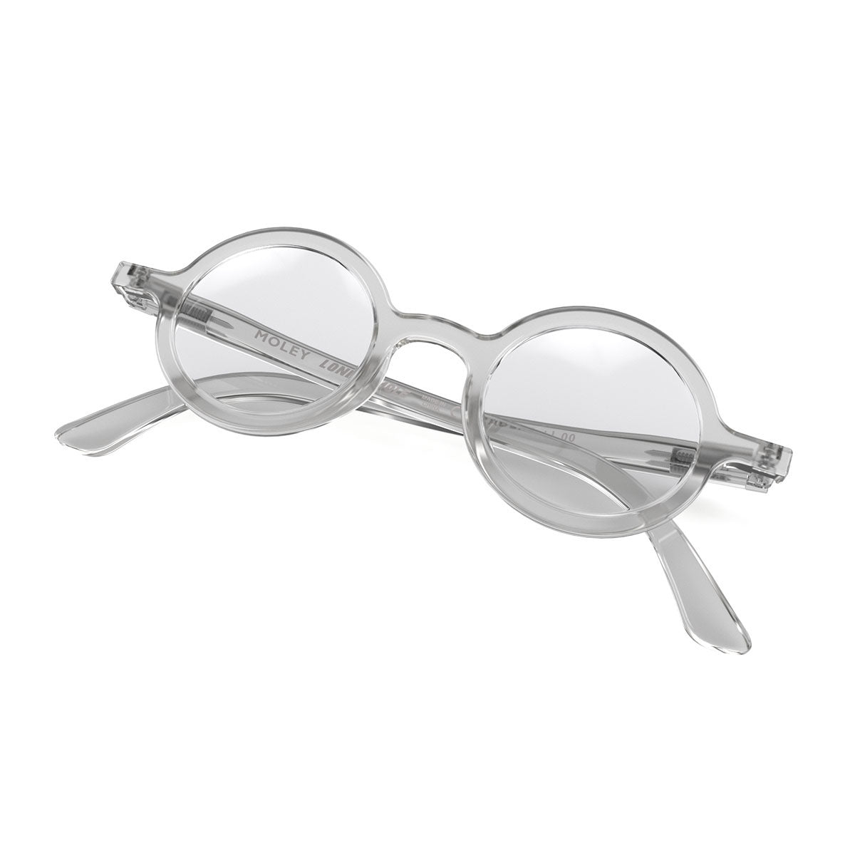 London Mole Moley Blue Blocker Glasses Transparent V398-LM-MOL-T-0
