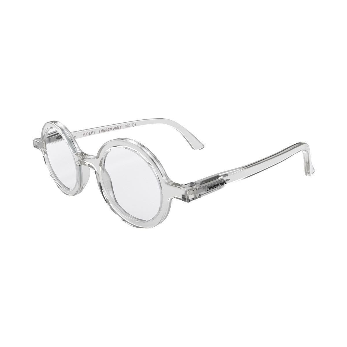 London Mole Moley Blue Blocker Glasses Transparent V398-LM-MOL-T-0