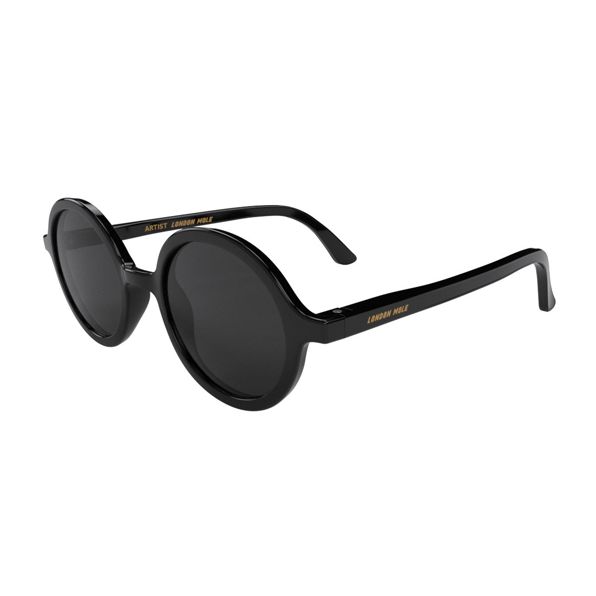 London Mole Artist Sunglasses Gloss Black / Black V398-LM-SART-GK-K